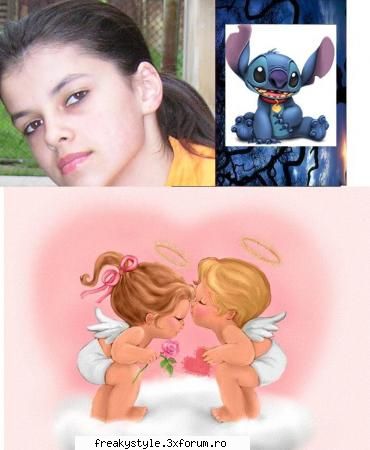 Creatii proprii - k srry defapt asta era poza:P eu cu stitch adik - Coltul artistilor